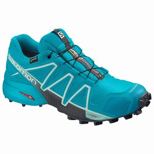 Dámske Bežecké Topánky Salomon SPEEDCROSS 4 GTX W Modre,321-42656